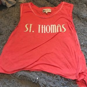 TWO (2) WILDFOX SLEEVELESS CROP TOPS